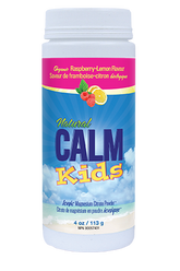 Natural Calm Magnesium Citrate Powder Kids - Raspberry Lemon 4 oz